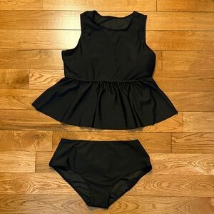 Women Swim Bikini Tankini Set in Black New